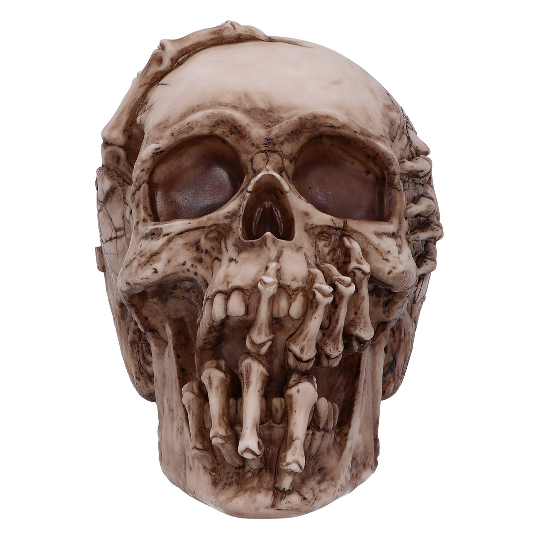 Breaking Out Skull Skeleton Ornament 20cm