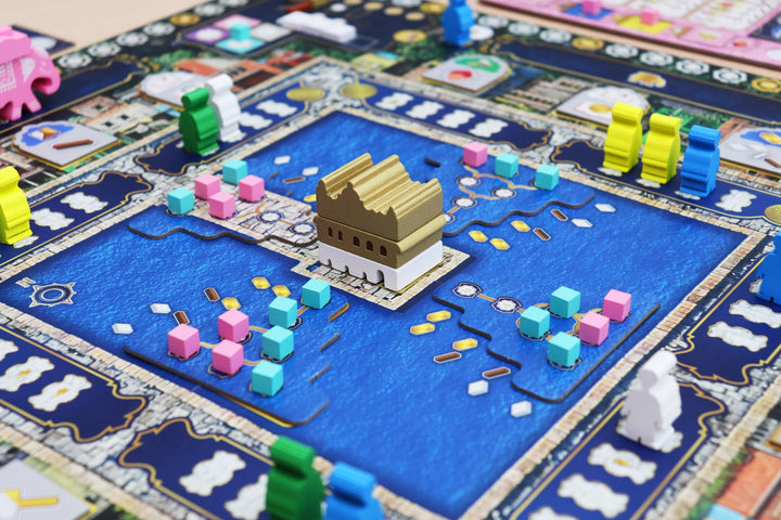 Amritsar:The Golden Temple Board Game - Reconstruct The Sacred Marvel of India! Strategy Game for Kids and Adults, Ages 14+, 1-4 Players, 60-120 Min Playtime, Made by Ludonova