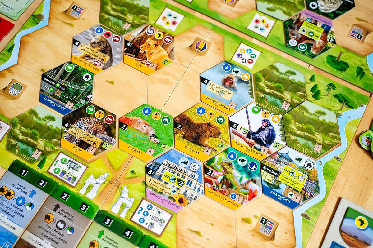 Sanctuary Zoo Management Board Game