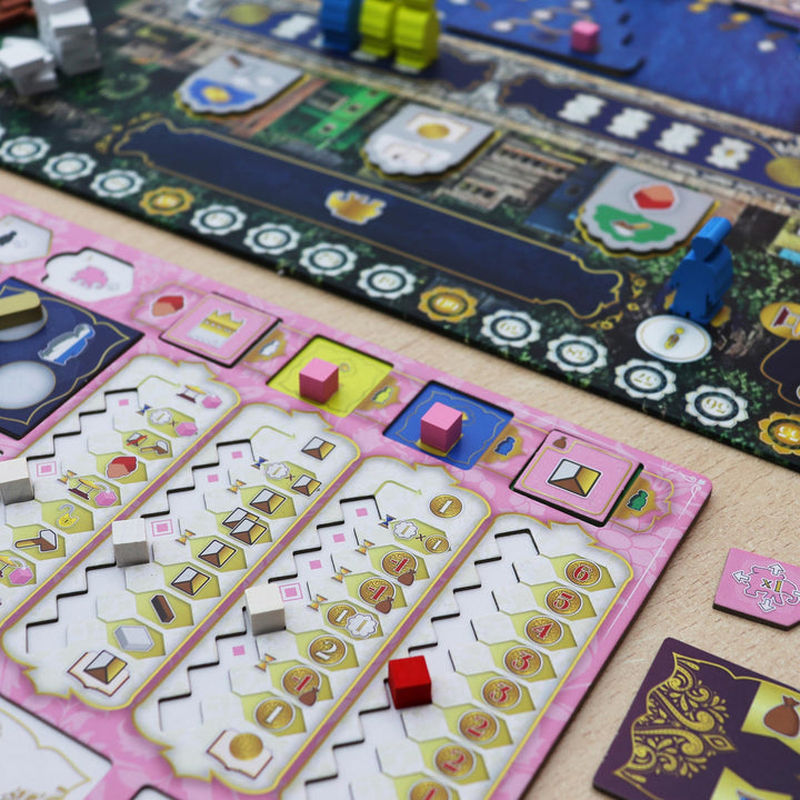 Amritsar:The Golden Temple Board Game - Reconstruct The Sacred Marvel of India! Strategy Game for Kids and Adults, Ages 14+, 1-4 Players, 60-120 Min Playtime, Made by Ludonova