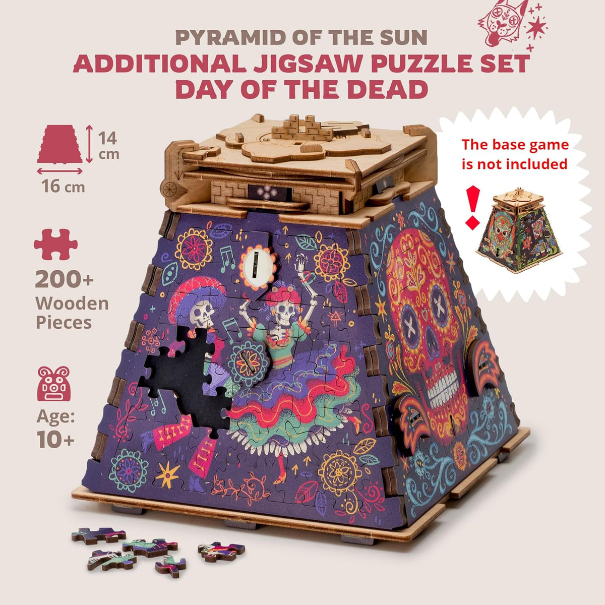 Day of the Dead Pyramid of the Sun Puzzleset Board Game Expansion
