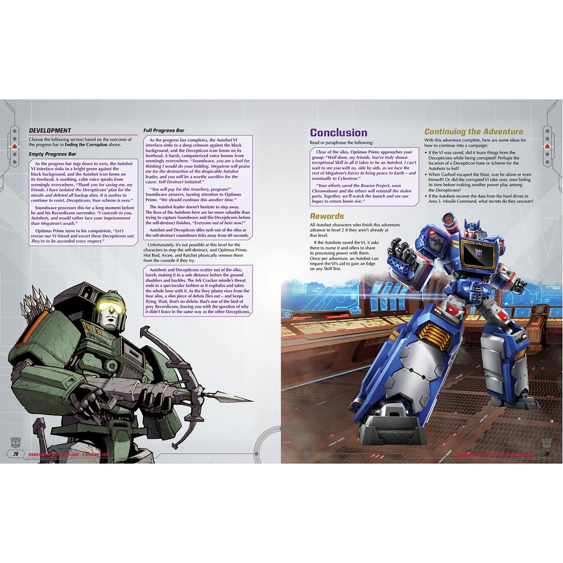 Transformers Roleplaying Game: Beacon Of Hope Adventure & GM Screen - Expansion Adventure For 1st - 2nd Level Players, Includes 36 Page RPG Booklet & Game Master Screen, Tabletop RPG Story & Accessory 7