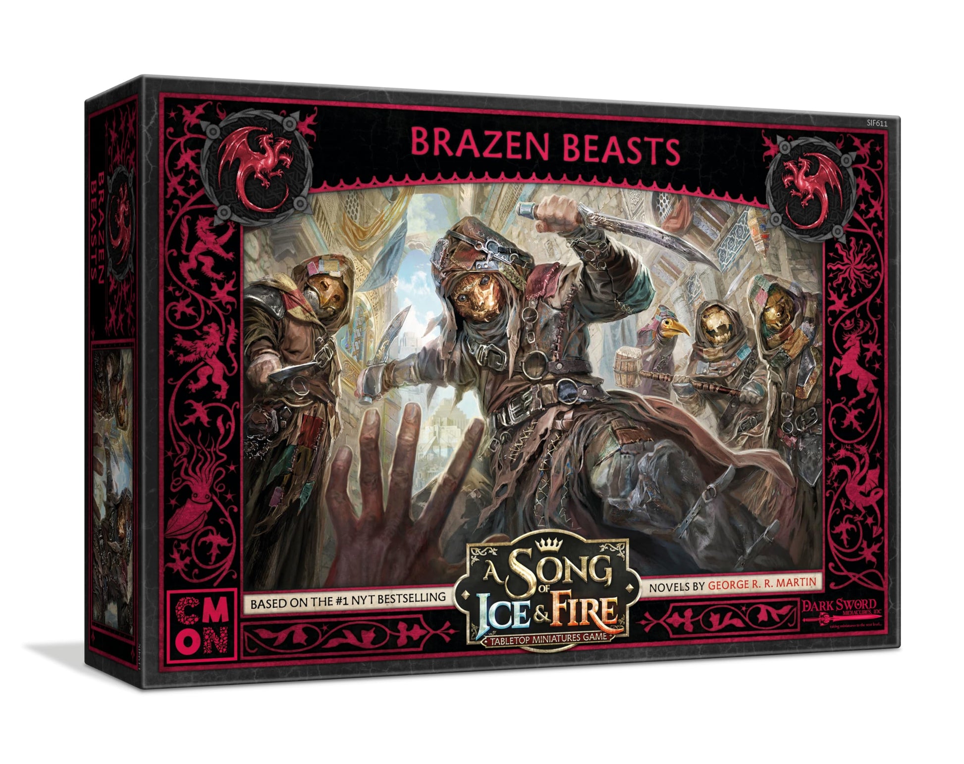 CMON A Song of Ice and Fire Tabletop Miniatures Game Brazen Beasts Unit Box - Unleash a Savage and Fearsome Faction, Strategy Game for Adults, Ages 14+, 2+ Players, 45-60 Minute Playtime, Made 1