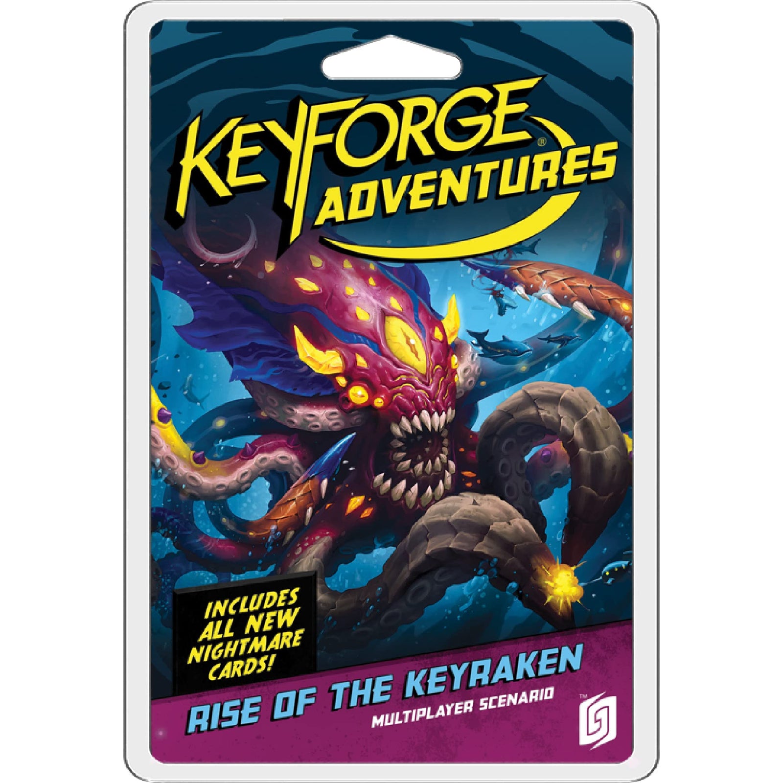 Ghost Galaxy Keyforge Adventures Rise of The Keyraken Card Game | Strategy with Solo & Cooperative Mode for Ages 14+ 1-3 Players Average Playtime 45-90 Minutes Made by Ghost Galaxy, Multicolor (KFA01) 1