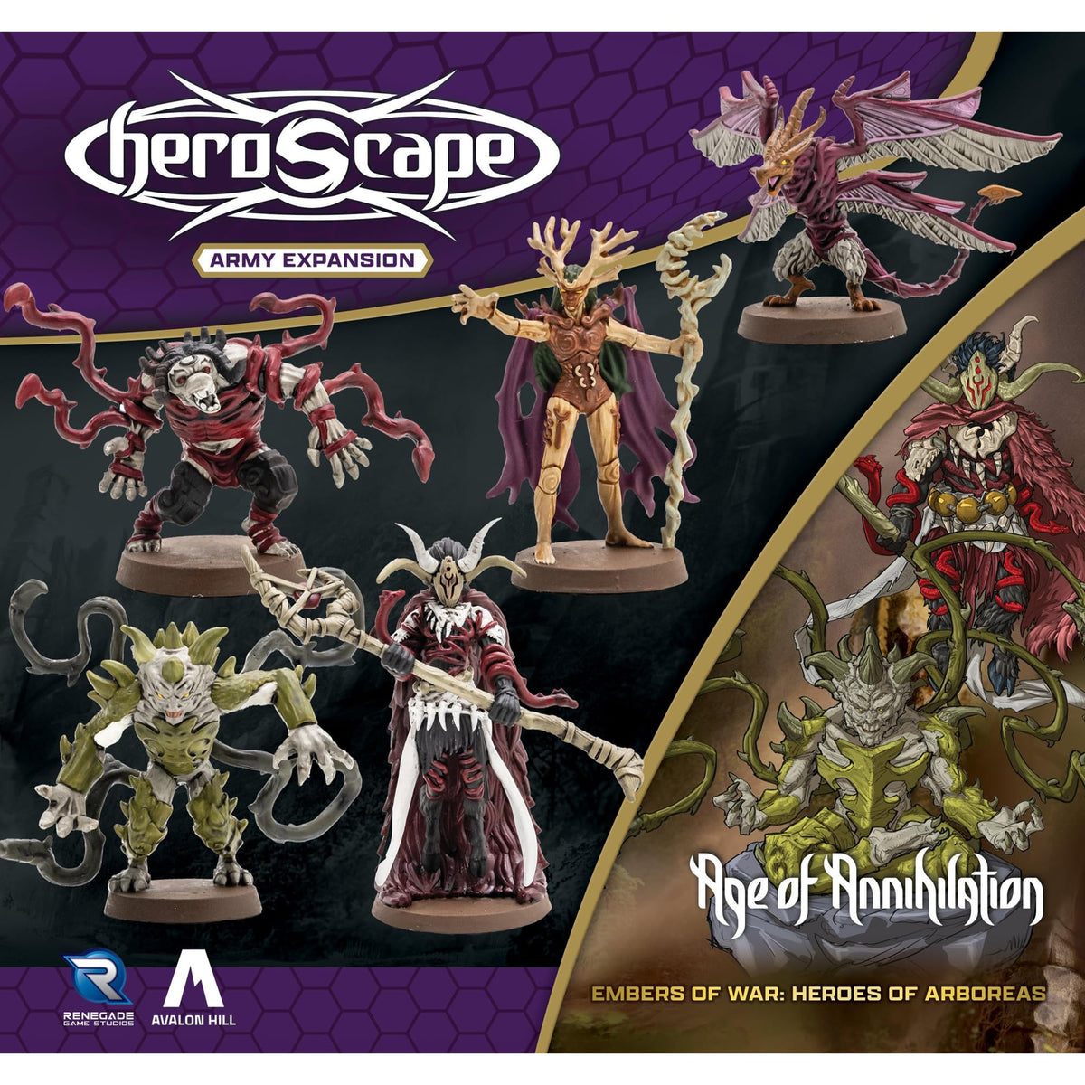 Heroscape Heroes of Arboreas Army Expansion Board Game by Renegade Studio 7