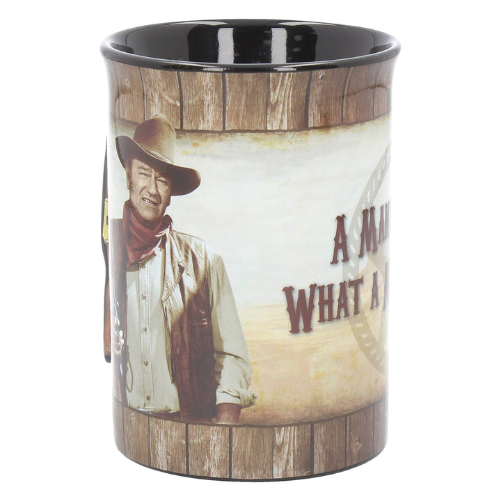 John Wayne Mug A Mans Gotta Do 16oz Officially Licensed