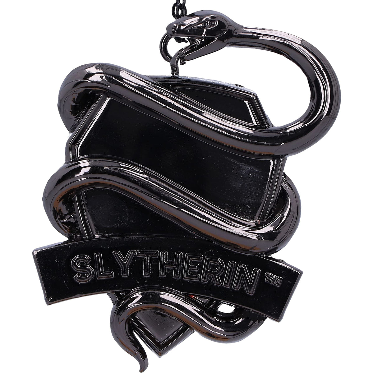Harry Potter Slytherin Crest Silver Weighted Hanging Ornament 6.3cm 6