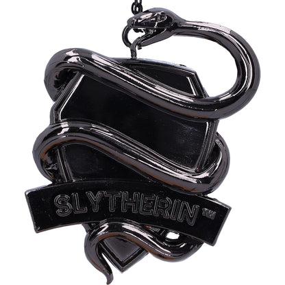 Harry Potter Slytherin Crest Silver Weighted Hanging Ornament 6.3cm 6