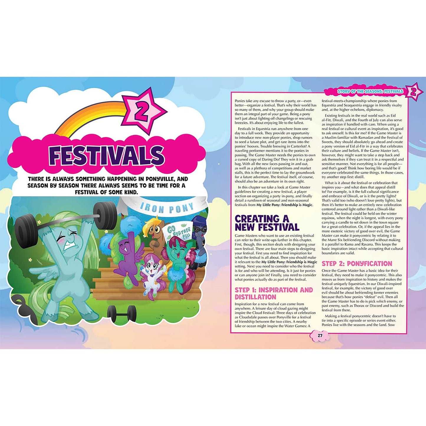 Renegade Game Studios: My Little Pony RPG - Story of The Seasons - Expansion Hardcover Book, Roleplaying Game, Celebrate Friendship All Year Round 4