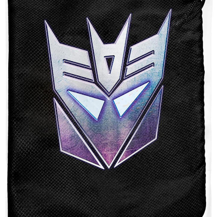 Renegade Game Studios: Transformers RPG Decepticon Dice Bag - Roleplaying Game Accessory, Locking Drawstring,, Double-Lined Fabric