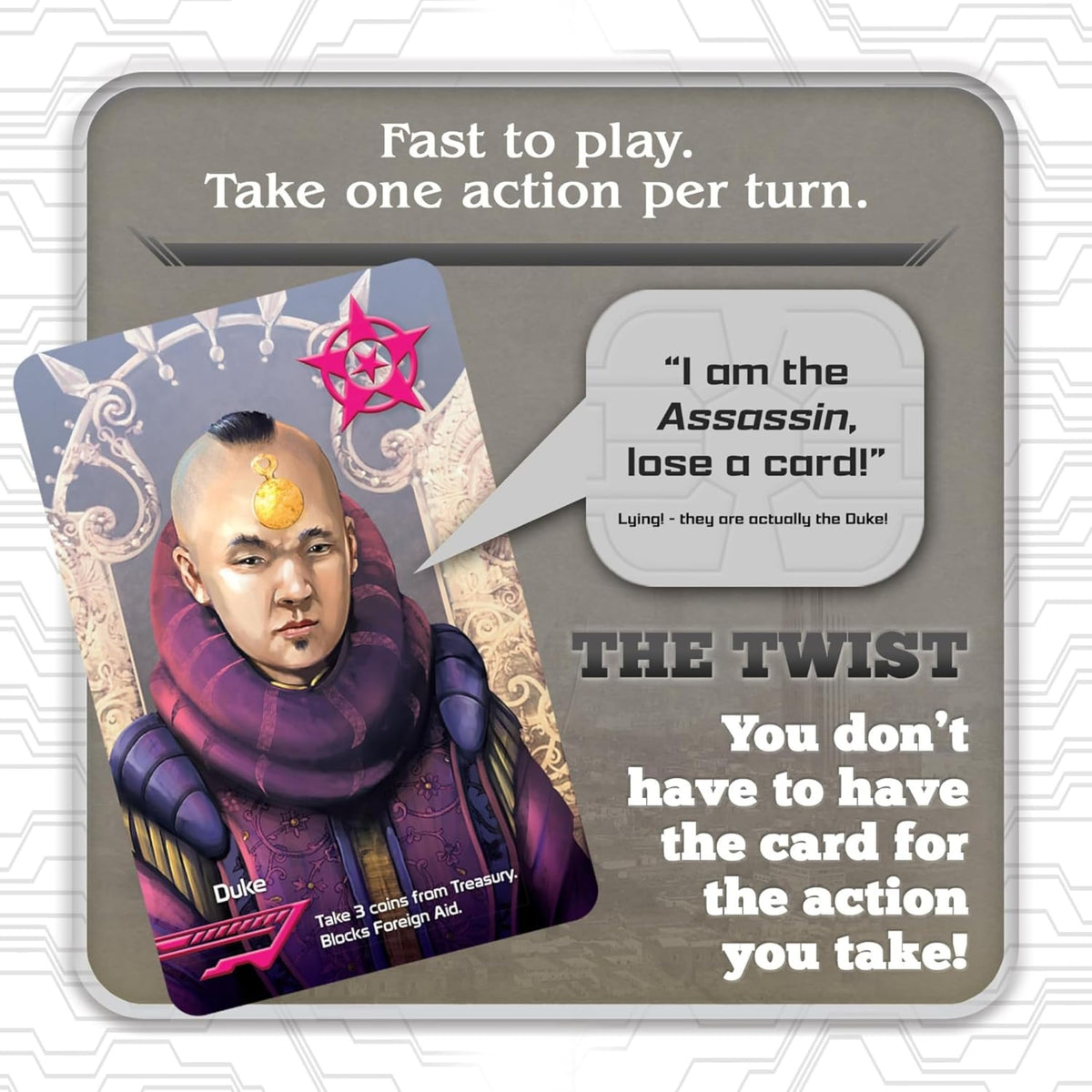 Coup Board Game by Indie Boards and Cards 5