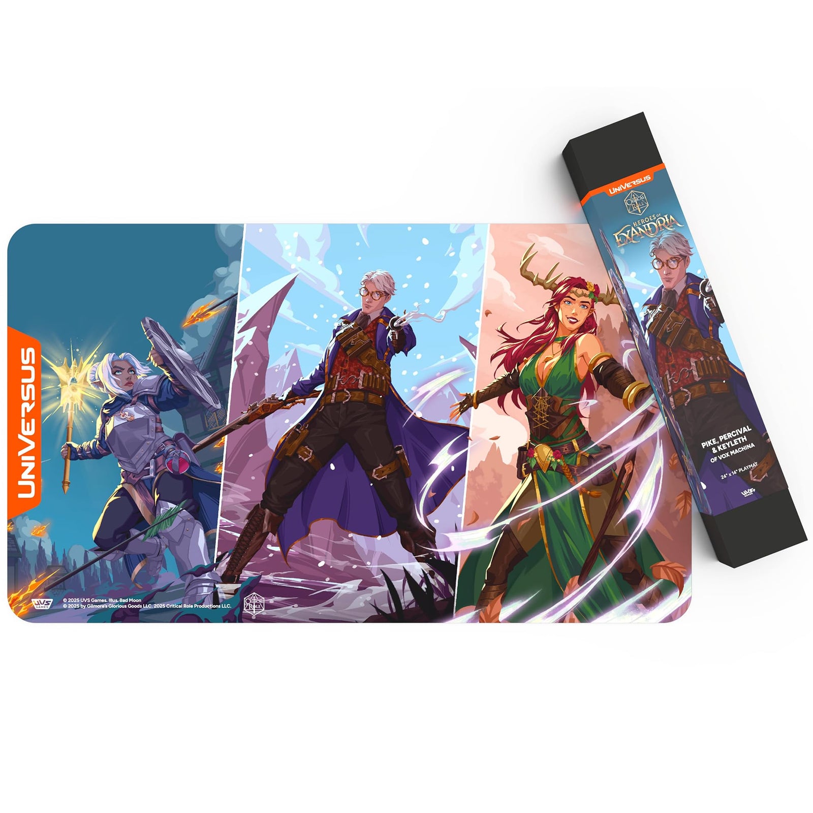 UVS Critical Role: Heroes of Exandria Pike, Percival, and Keyleth - Playmat 2