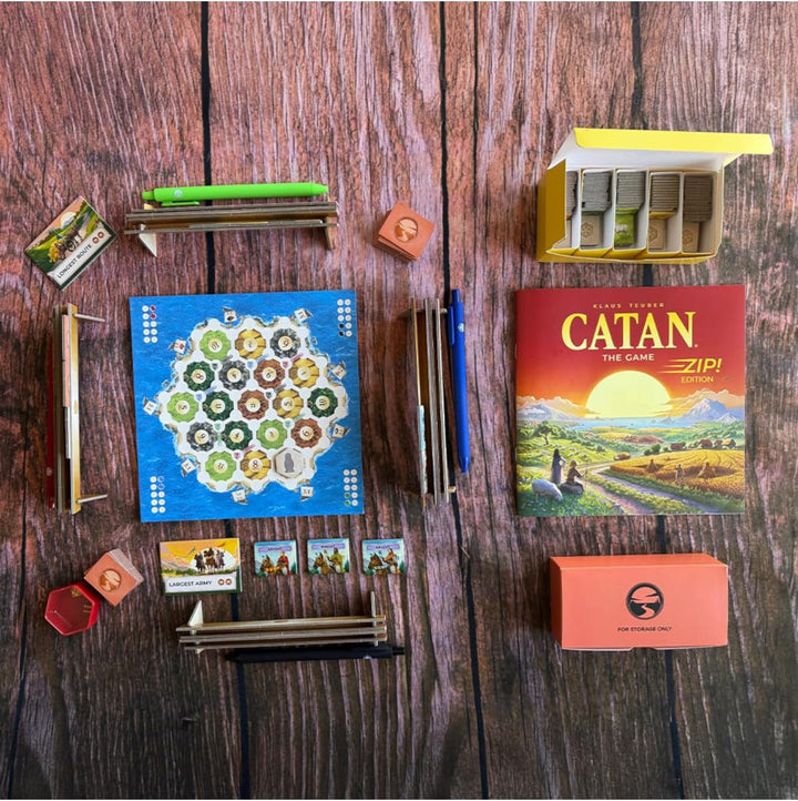 CATAN Zip Travel Board Game