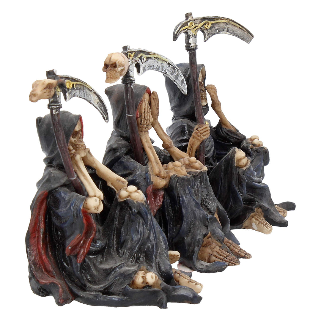 Something Wicked Three Wise Reaper Figurines 9.5cm