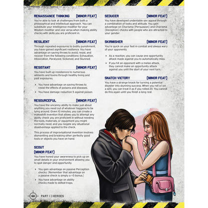 Everyday Heroes: Core Rulebook - The Roleplaying Game, d20, 5e Compatible, 400+ Page Hardcover Book, Create Your Own Action Hero, for Gamemasters & Players, Evil Genius Games,Blue 5