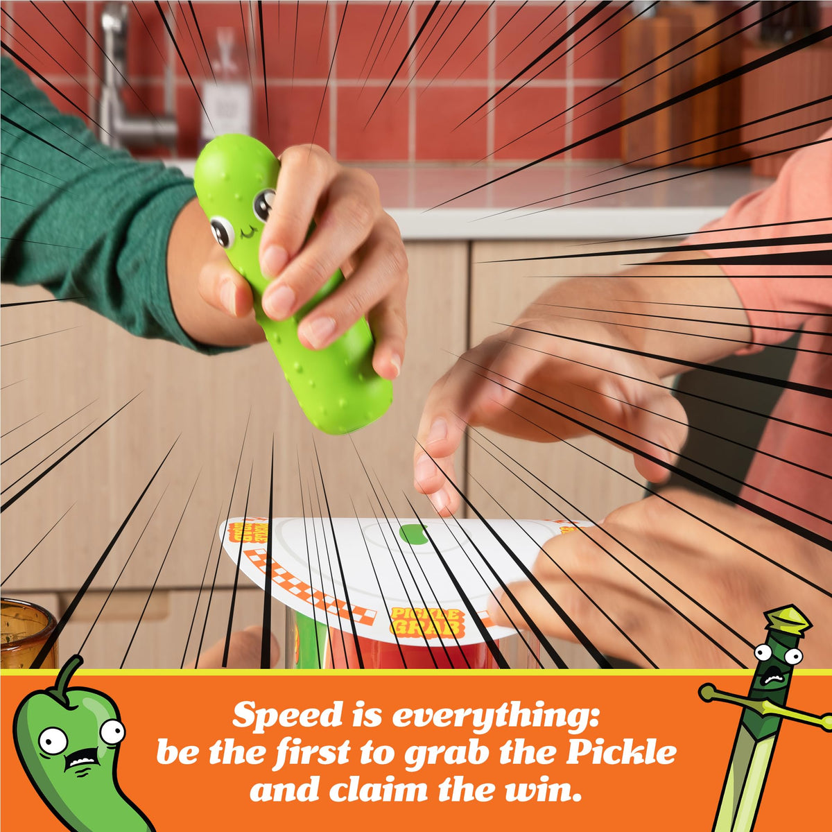 Pickle Grab Board Game by Exploding Kittens 5
