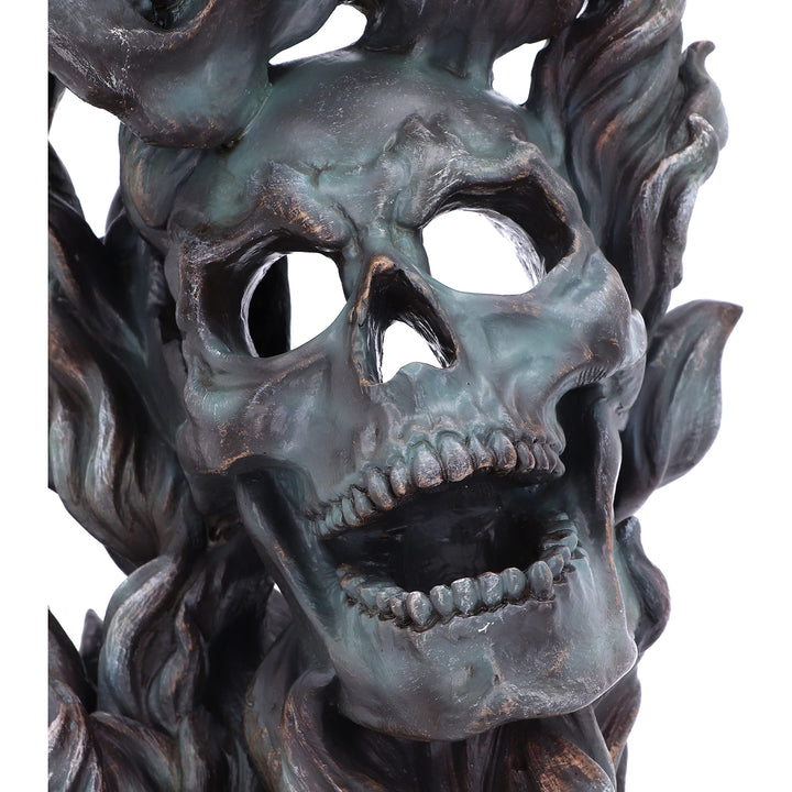Comedy and Tragedy Skull Ornament 33.5cm