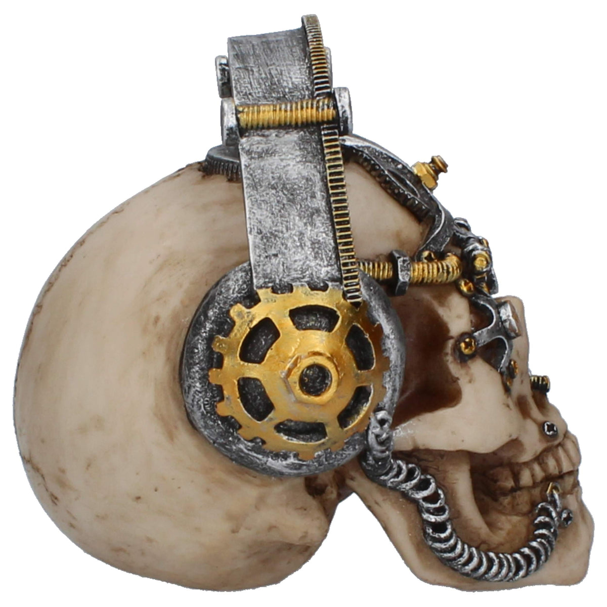 Techno Talk Small Steampunk Skull 14.5cm 3