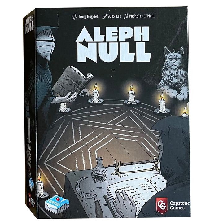 Capstone Games Aleph Null - Capstone Games, Single Player Card Game - Deck Deconstruction, Escalating Tension, Card Combos, & Hell Itself! Ages 14+, 1 Player, 30 Minutes