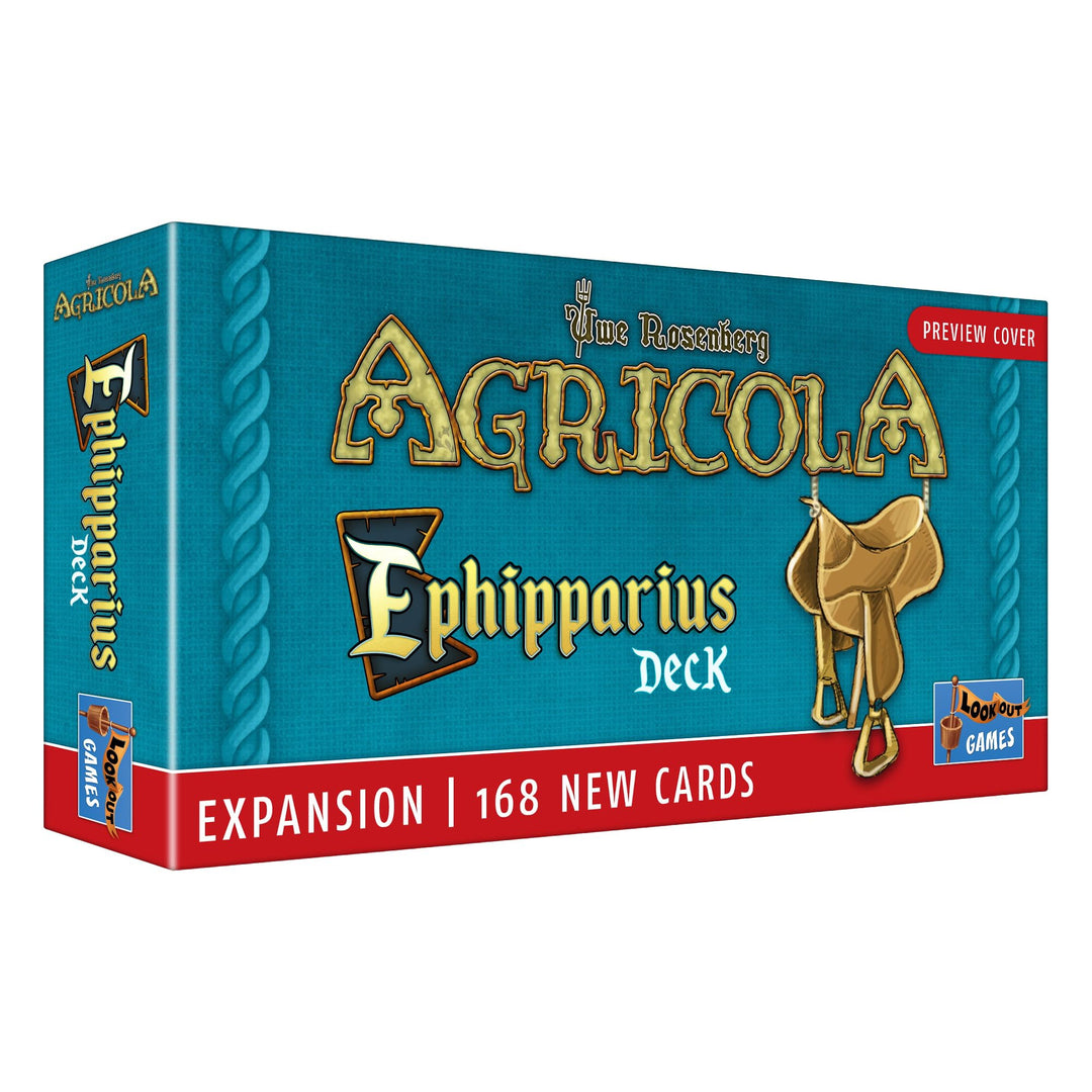 Lookout Games Agricola Ephipparius Deck Expansion - 168 New Cards for Enhanced Variety! Farming Strategy Game for Kids & Adults, Ages 12+, 1-4 Players, 60-120 Min Playtime, Made