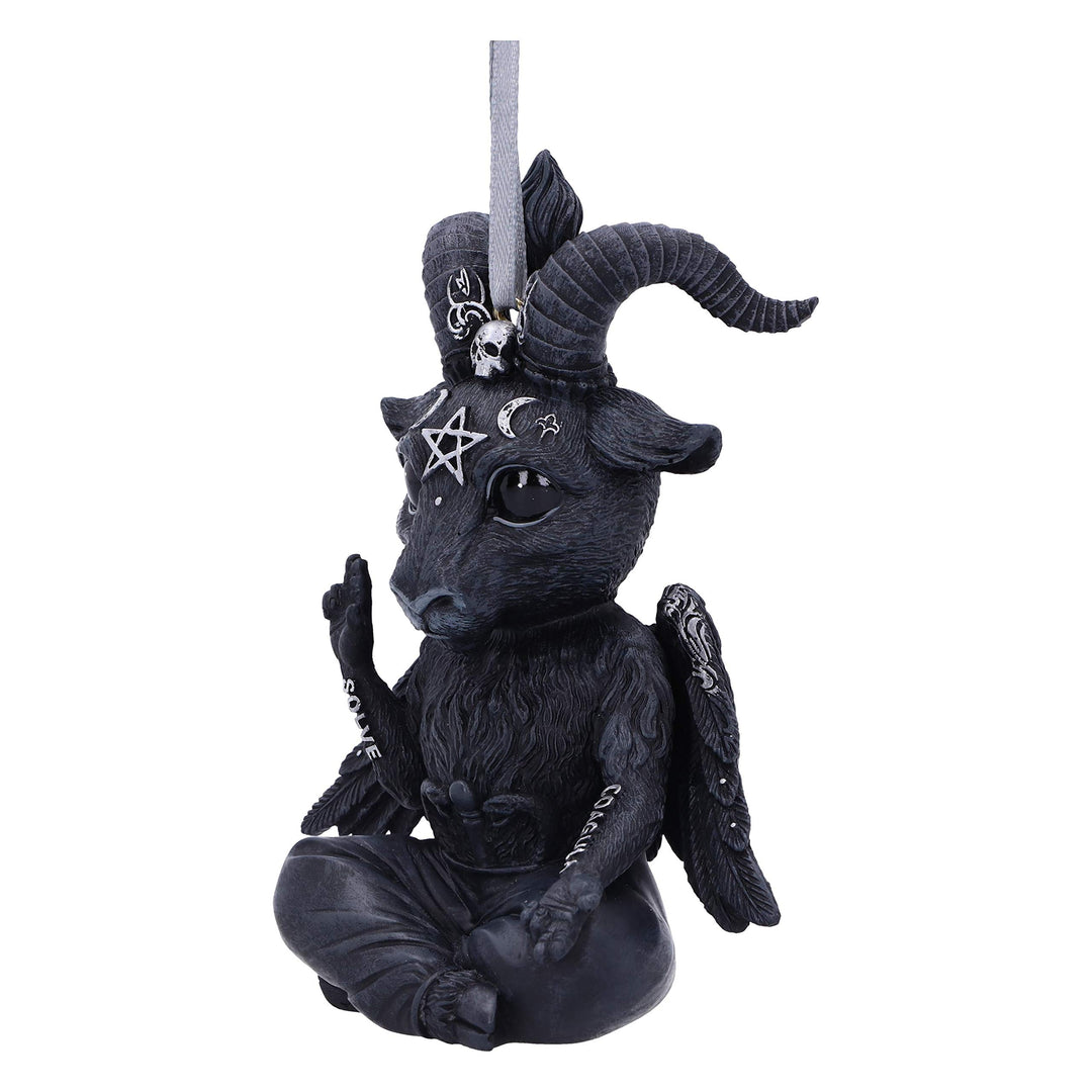 Baphoboo Black Baby Baphomet Hanging Decorative Ornament 11cm