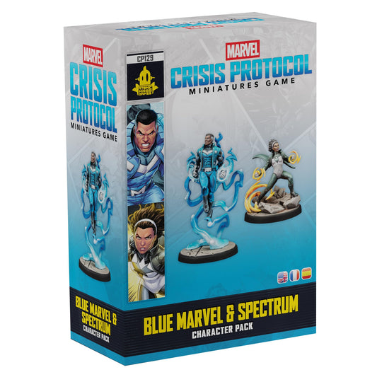 Marvel Crisis Protocol Blue Marvel and Spectrum Miniature Game by Atomic Mass 1
