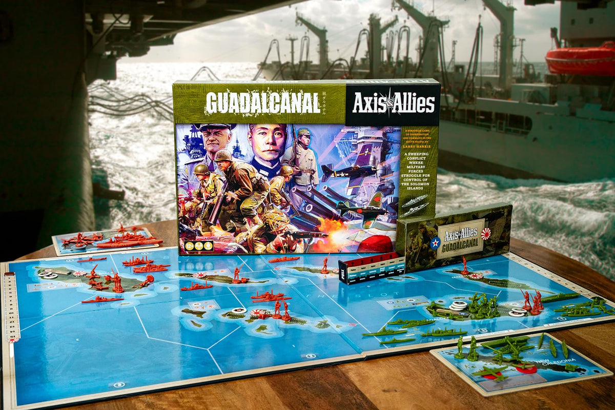 Renegade Game Studios Axis & Allies: Guadalcanal Strategy Board Game for 2 Players | Ages 12+ | 120-80 Min 2
