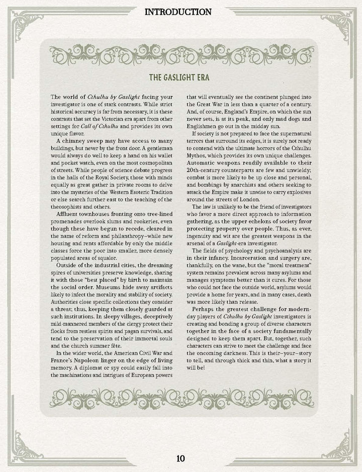 Cthulhu by Gaslight: Investigator’s Guide