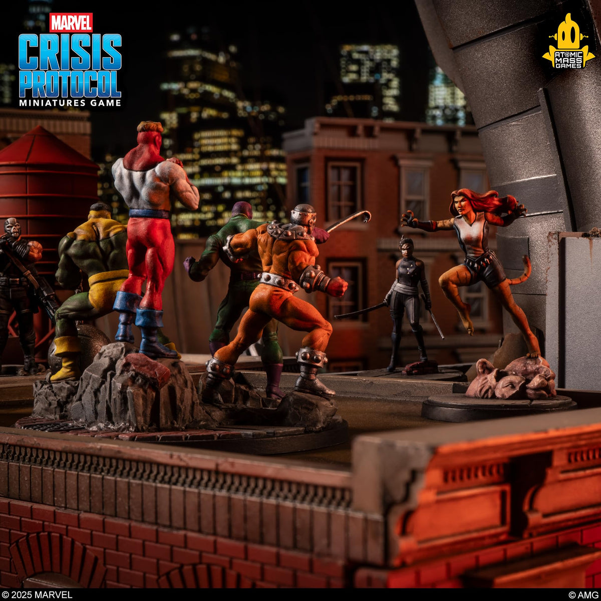 Marvel Crisis Protocol Echo and Ronin and Tigra Miniature Game by Atomic Mass 4