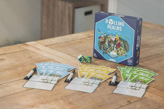 Rolling Realms A Light Strategic Roll-and-Write Board Game for Families and Adults 2