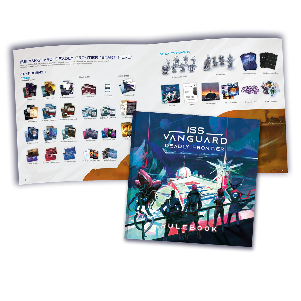 ISS Vanguard: Deadly Frontier Campaign Expansion - New Challenges & Adventures! Cooperative Sci-Fi Strategy Game, Ages 14+, 1-4 Players, 90-120 Min Playtime, Made by Awaken Realms 5