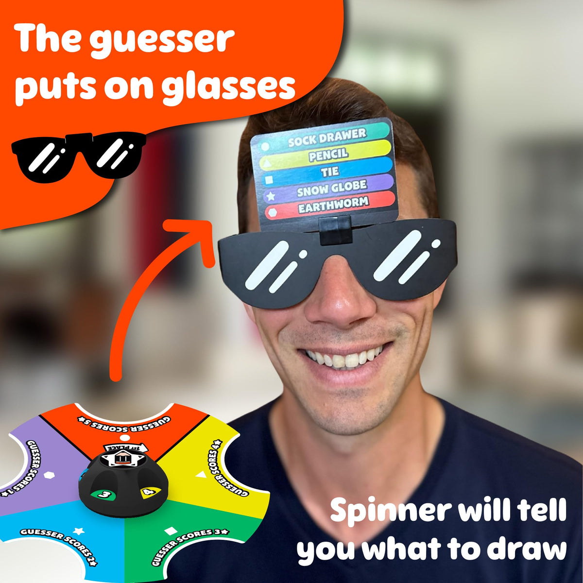 Format Games Quick Draw Party Game - Fast-Paced Drawing Competition for Family Game Night! Hilarious Guessing Rounds for Kids & Adults, Ages 8+, 3-6 Players, 30 Minute Playtime, Made 4
