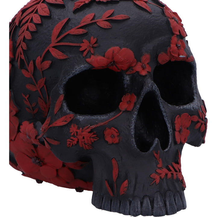 Age of Opium Poppy Skull 18.5cm