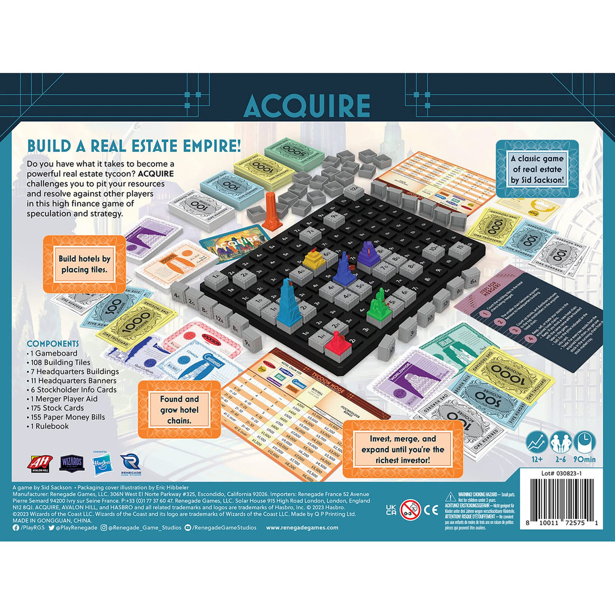 Acquire Strategy Board Game for 2-6 Players 3
