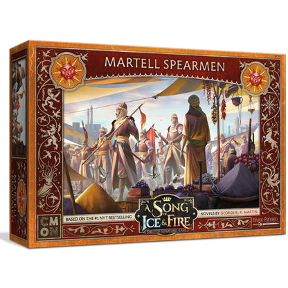 CMON A Song of Ice and Fire Tabletop Miniatures Game Martell Spearmen Unit Box - Elite Defenders of Sunspear, Strategy Game for Adults, Ages 14+, 2+ Players, 45-60 Minute Playtime, Made by CMON 1