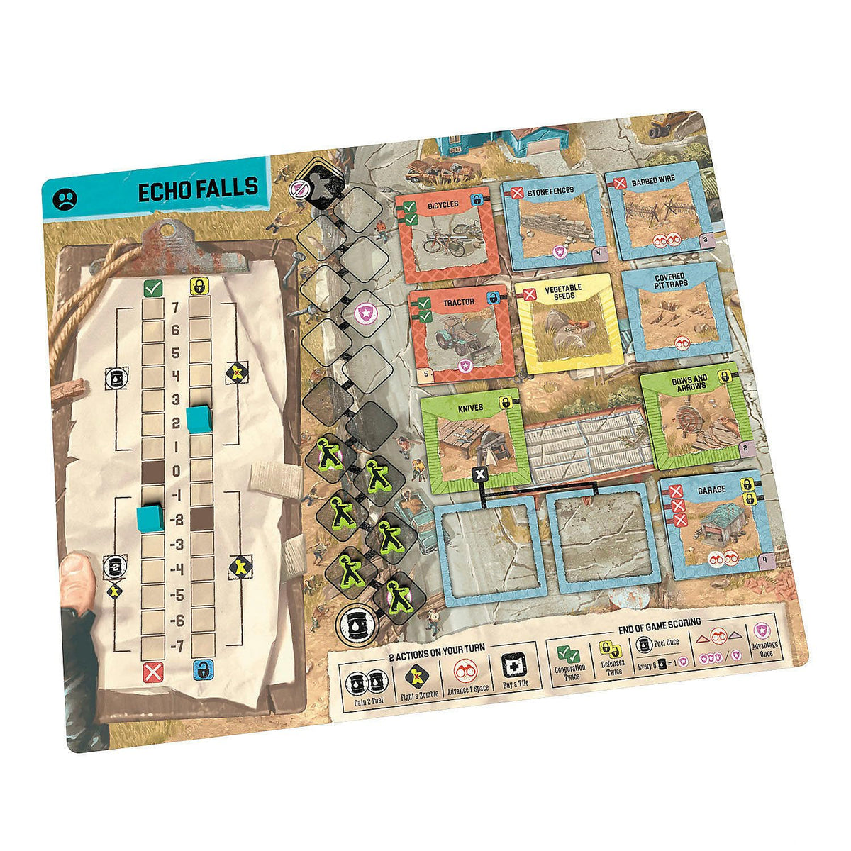 City of The Living by Trick Or Treat Studios, Strategy Board Game, for 2 to 4 Players and Ages 14+ 5