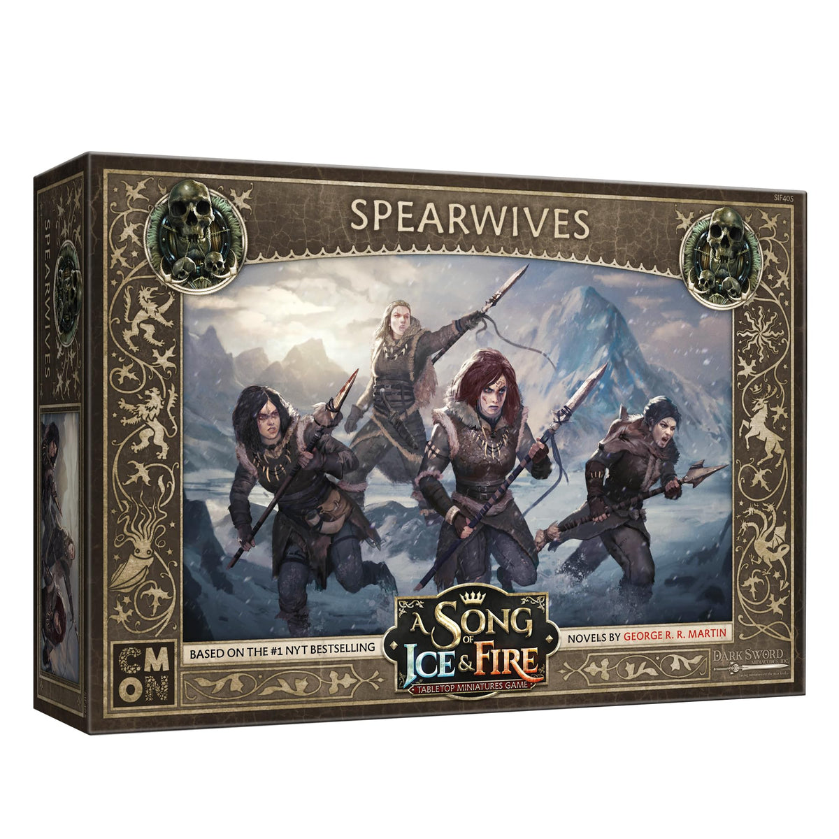 A Song of Ice and Fire Tabletop Miniatures Game Spearwives Unit Box (Multilingual Edition) - Strategy Game for Adults, Ages 14+, 2+ Players, 45-60 Minute Playtime, Made by CMON 1