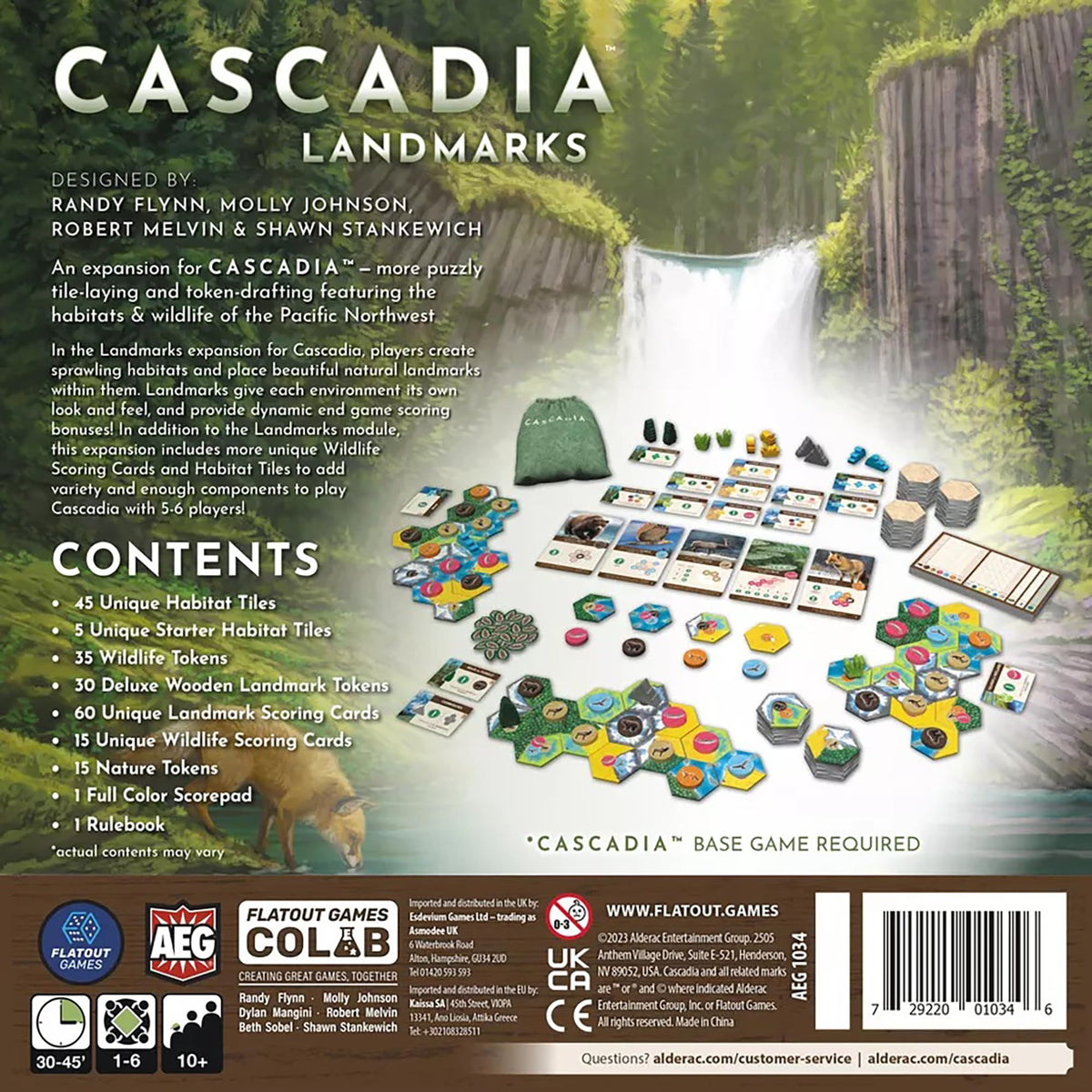 Cascadia Landmarks Exp Board Game by Alderac Entertainment Group 2