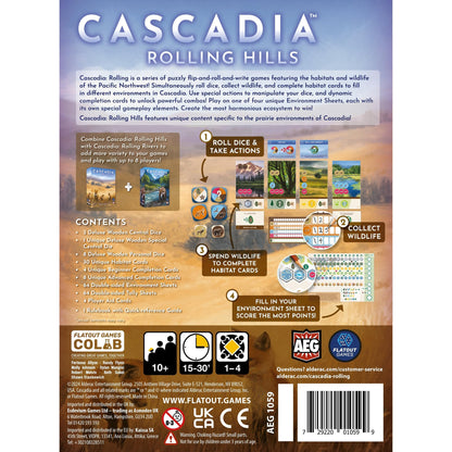 Cascadia Rolling Hills Board Game by Alderac Entertainment Group 2
