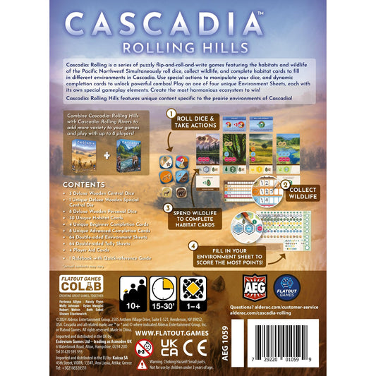 Cascadia Rolling Hills Board Game by Alderac Entertainment Group 2