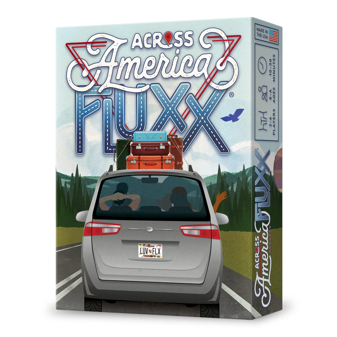 Looney Labs Across America Fluxx Card Game - Ever-Changing Fun for Travel