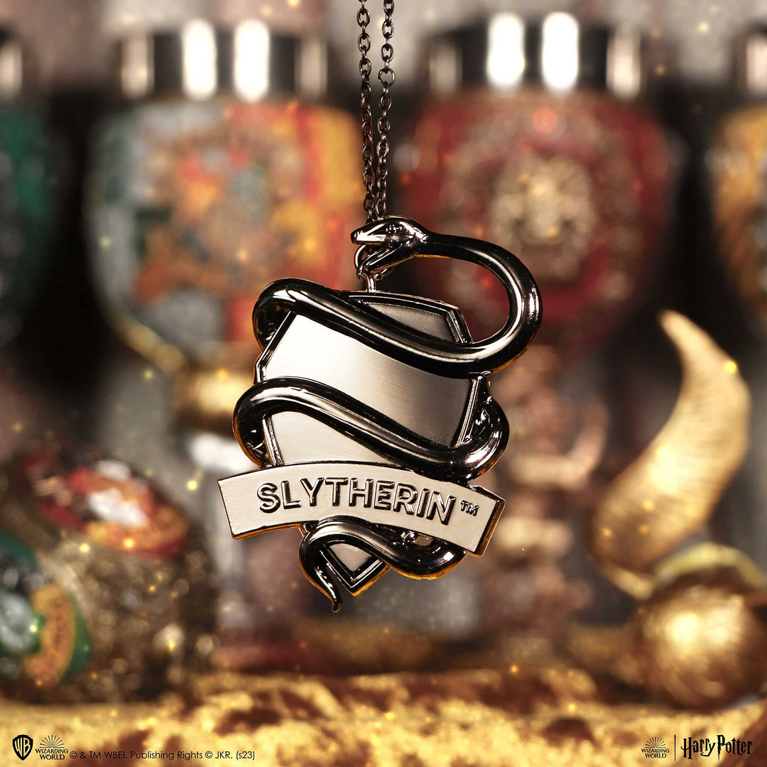 Harry Potter Slytherin Crest Silver Weighted Hanging Ornament 63cm