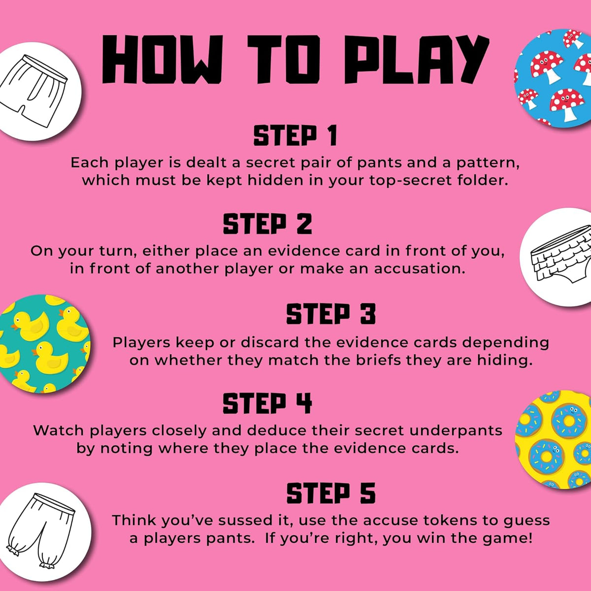 Top Secret Briefs Card Game