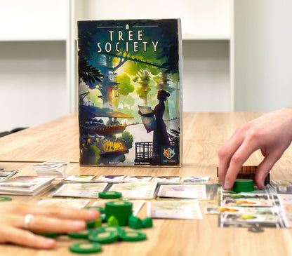 Tree Society Board Game - Collaborative Strategy Game of Building & Expansion in a Lush Forest Community, Fun Family Game for Kids & Adults, Ages 8+, 2-4 Players, 45 Min Playtime, Made by Plan B Games 4