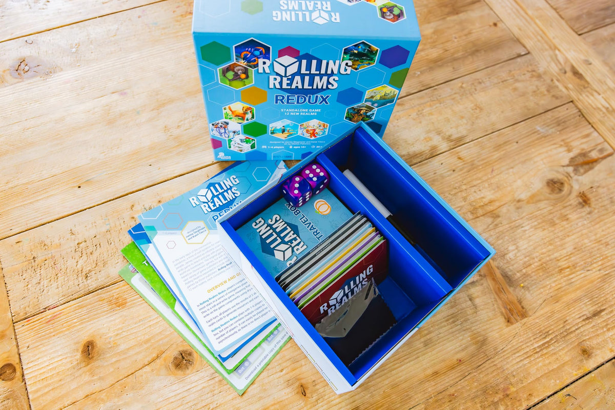 Rolling Realms Redux A Light Strategic Standalone Roll-and-Write Game for Families 6