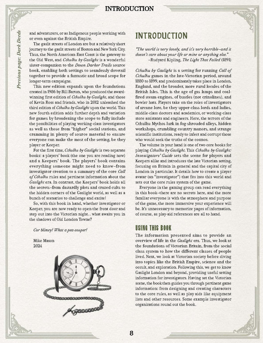 Cthulhu by Gaslight: Investigator’s Guide