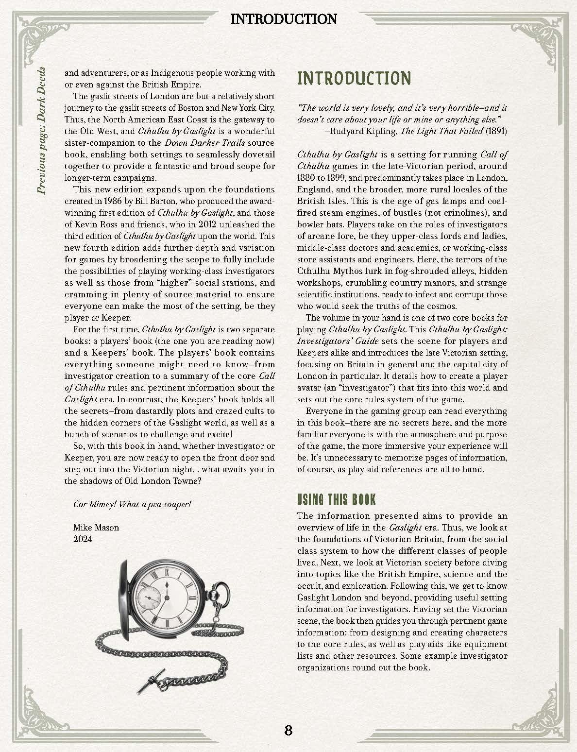 Cthulhu by Gaslight Investigators Guide Roleplaying Game by Chaosium 5