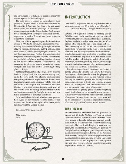 Cthulhu by Gaslight Investigators Guide Roleplaying Game by Chaosium 5