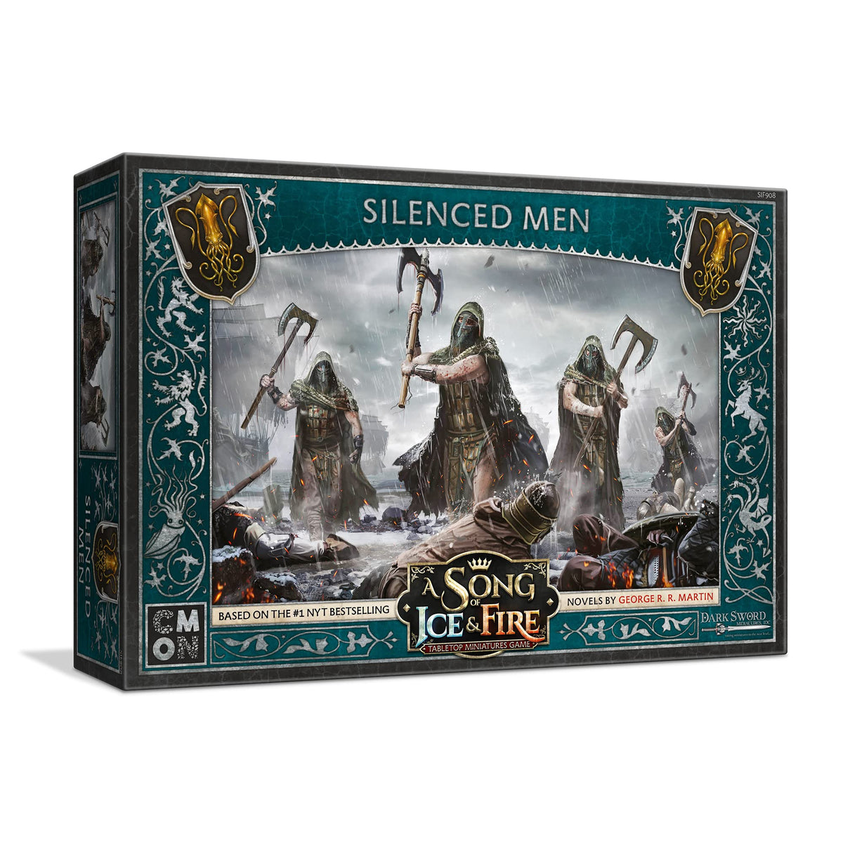 A Song of Ice and Fire Tabletop Miniatures Game Silenced Men Unit Box (Multilingual Edition) - Strategy Game for Adults, Ages 14+, 2+ Players, 45-60 Minute Playtime, Made by CMON 1