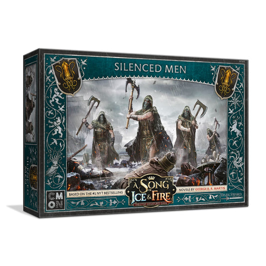 A Song of Ice and Fire Tabletop Miniatures Game Silenced Men Unit Box (Multilingual Edition) - Strategy Game for Adults, Ages 14+, 2+ Players, 45-60 Minute Playtime, Made by CMON 1